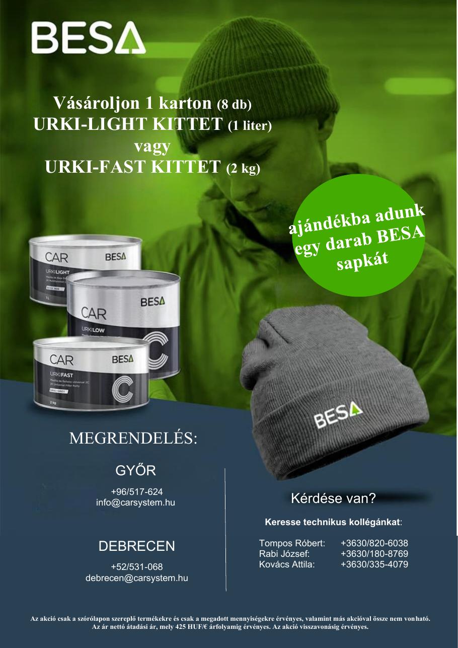 URKI kitt + ajándék BESA sapka