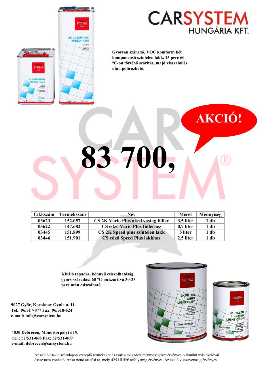 Speed Plus + Vario Plus Filler