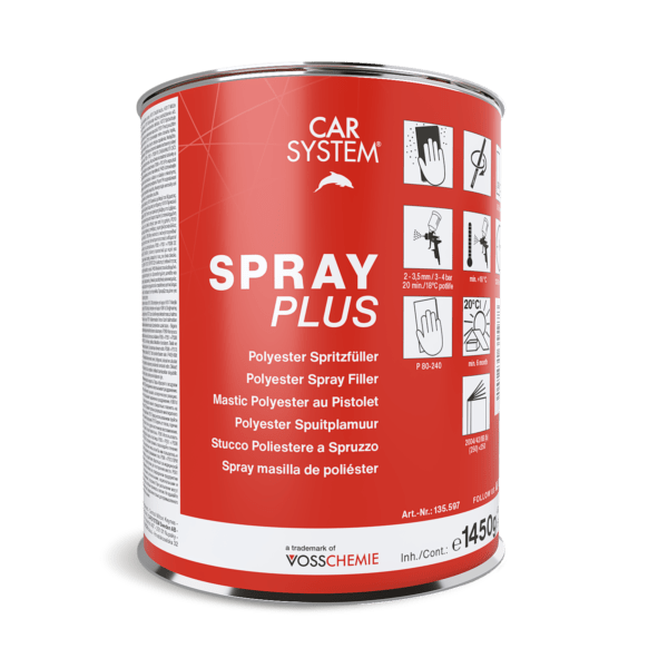 Spray Plus Poliészter – szórható kitt edzővel - 1,5 kg