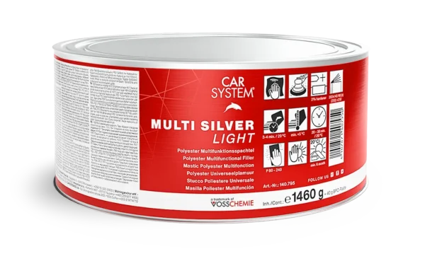 Multi Silver Light Multifunkciós poliészter kitt - 1,5 kg