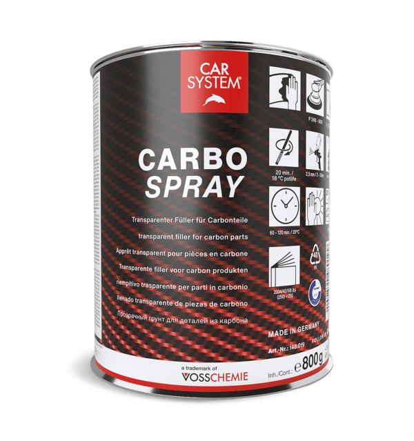 Carbo Spray Poliészter – szórható kitt karbon felületekhez - 0,82 kg