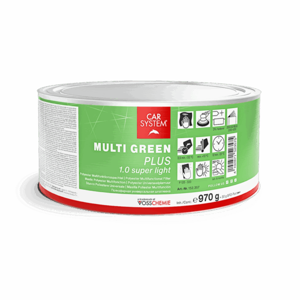 Multi Green Plus 1.0 Super Light Multifunkciós poliészter kitt