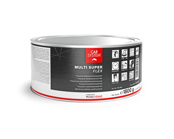 Multi Super Flex Magasan rugalmas poliészter kitt - 1,8 kg