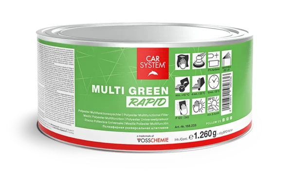 Multi Green Rapid Multifunkciós poliészter kitt - 1,3 kg
