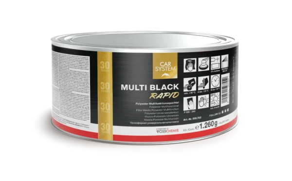 Multi Black Rapid Multifunkciós poliészter kitt - 1,3 kg