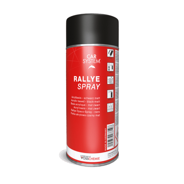 Rallye-Spray matt – Akril festékspray, fekete matt - 400 ml