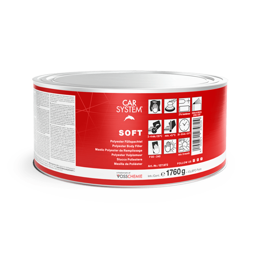 Soft Poliészter töltőkitt – 2,6 kg