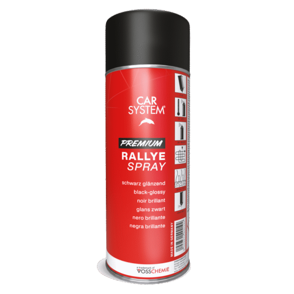 Rallye-Spray Premium – Akril festékspray, fekete fényes - 500 ml