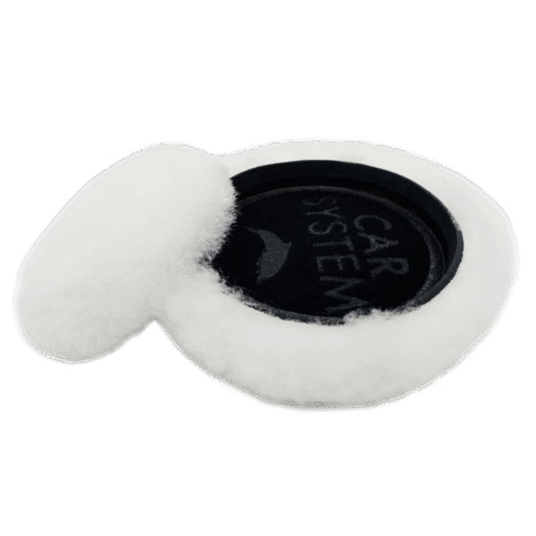 Lamb Wool Pad White S Edge – Prémium gyapjú polírkorong, hajlított éllel