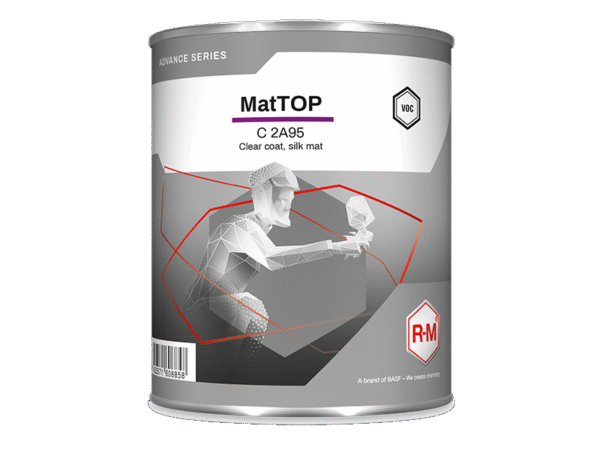 R-M C 2A95 Selyemmatt Fedőlakk – MatTOP - 0,75 liter
