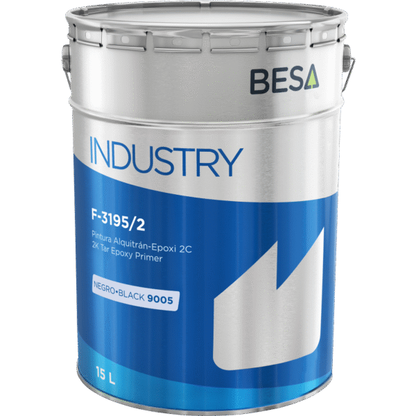 BESA Epoxi-kátrány alapozó, fekete RAL 9005 - 15 liter
