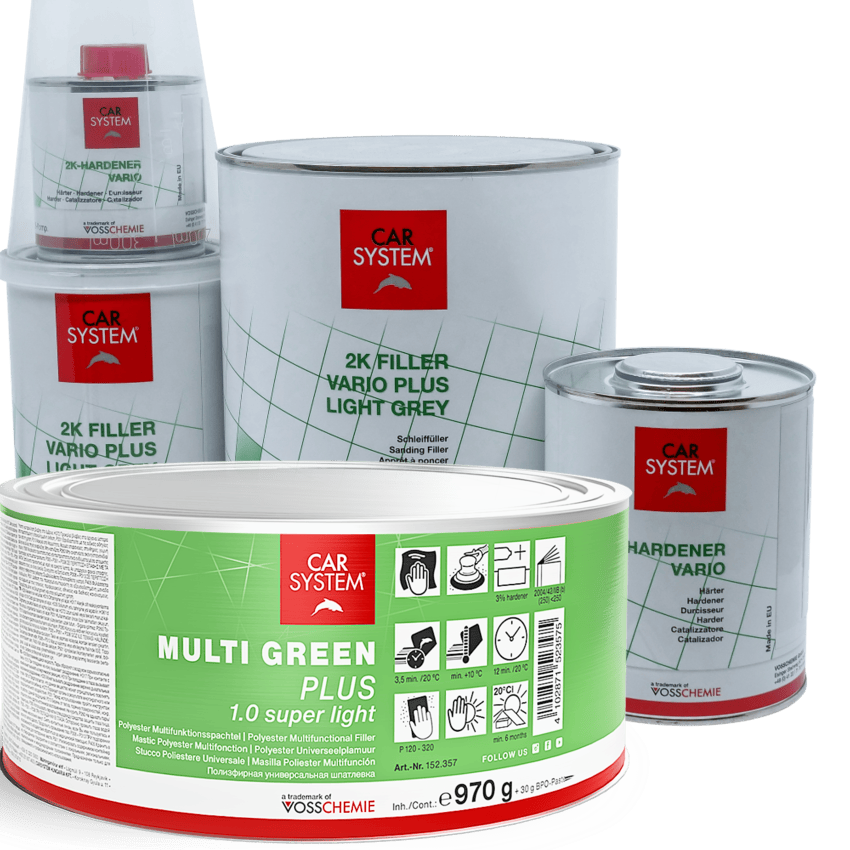 Carsystem Multi Green Plus 1.0 szett – akciós csomag (kittek + filler + edző) 1 Carsystem Multi Green Plus 1.0 szett – akciós csomag (kittek + filler + edző)