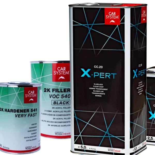 Carsystem 2K Füller VOC 540 + CC20 X-Pert színtelen lakk szett